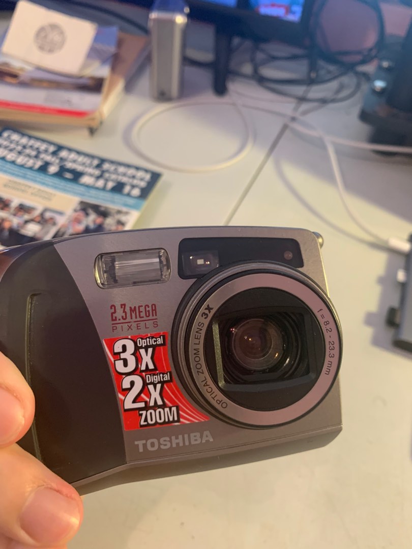 TOSHIBA DIGITAL STILL PDRM65 ccd 數位相機, 相機攝影, 相機在旋轉拍賣