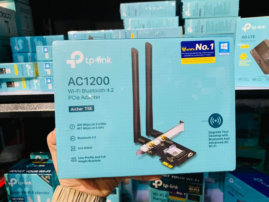 TP-Link Archer T5E AC1200 Wireless WiFi and Bluetooth 4.2 Dual Band ...