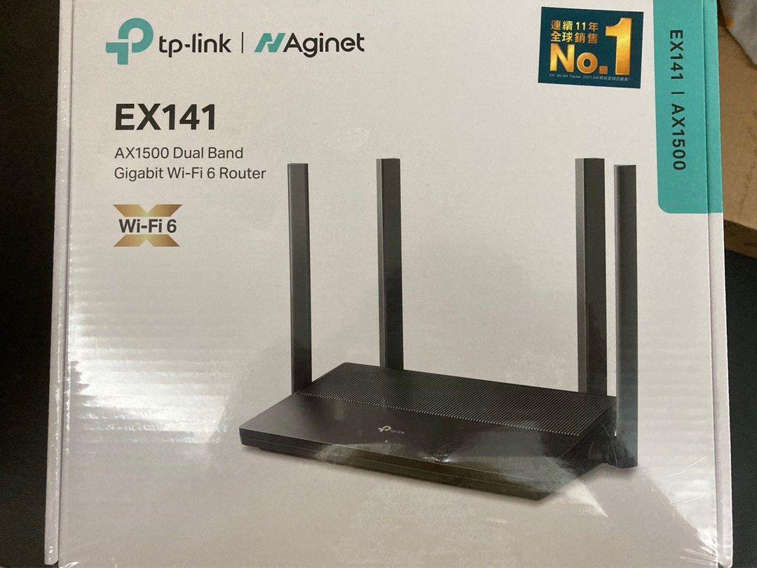 router tp link ex141 ax1500 wifi 6 gigabit dual band