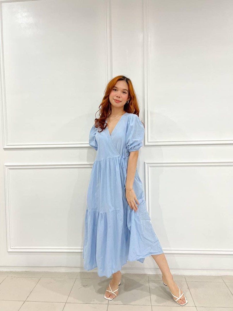 Baby blue church dresses store
