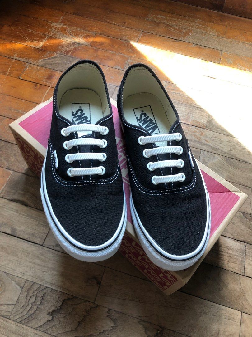 White slip on vans womens size 8 on sale
