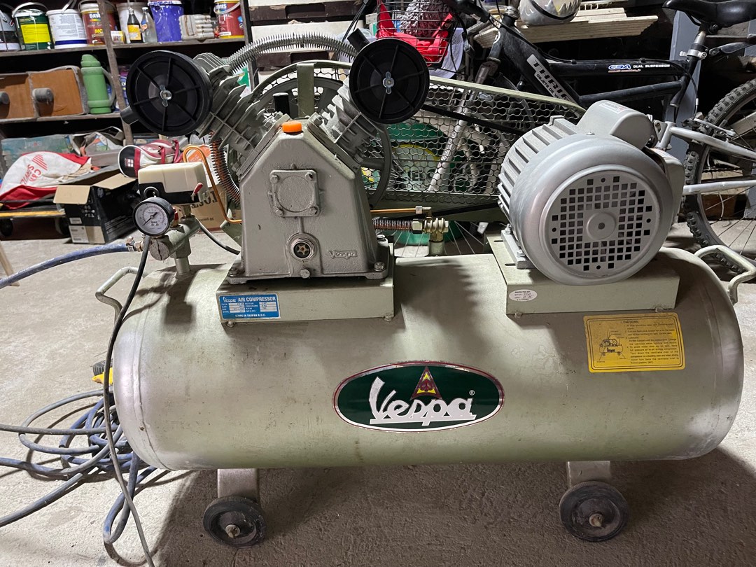 Vespa Air Compressor 1 HP Belt Driven, Commercial & Industrial