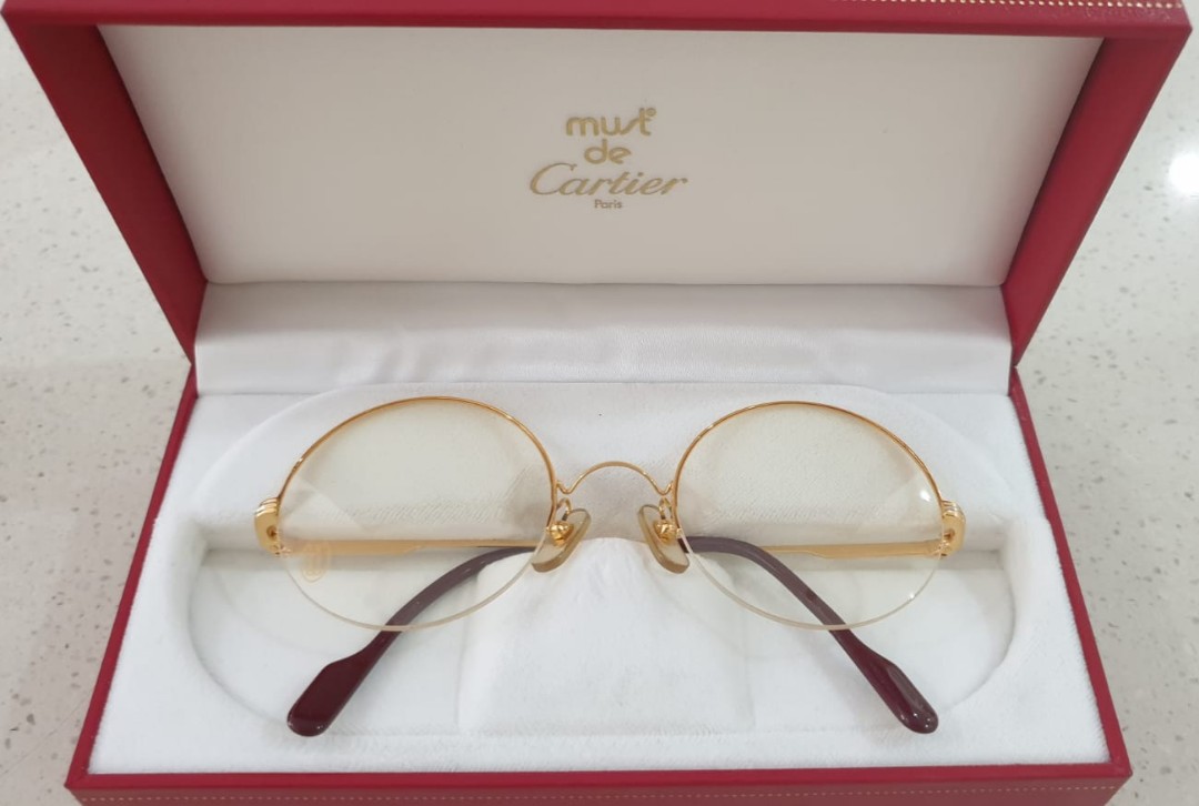 Vintage Cartier Glasses Womens Fashion Watches And Accessories Sunglasses And Eyewear On Carousell