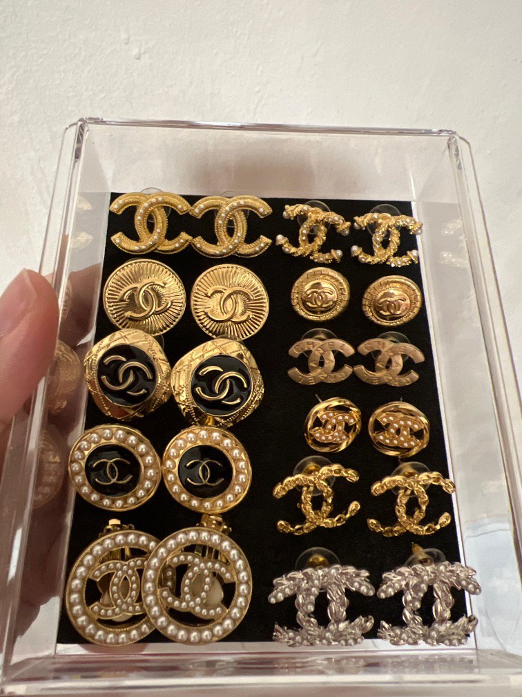 Vintage sales chanel earrings