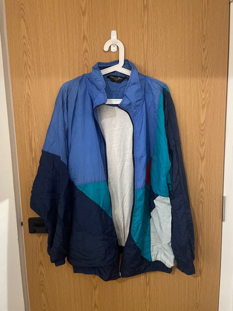 Vintage Christian Dior Monsieur colourblock windbreaker