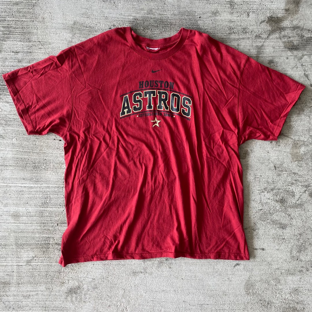 Vintage Nike Astros Tee Red