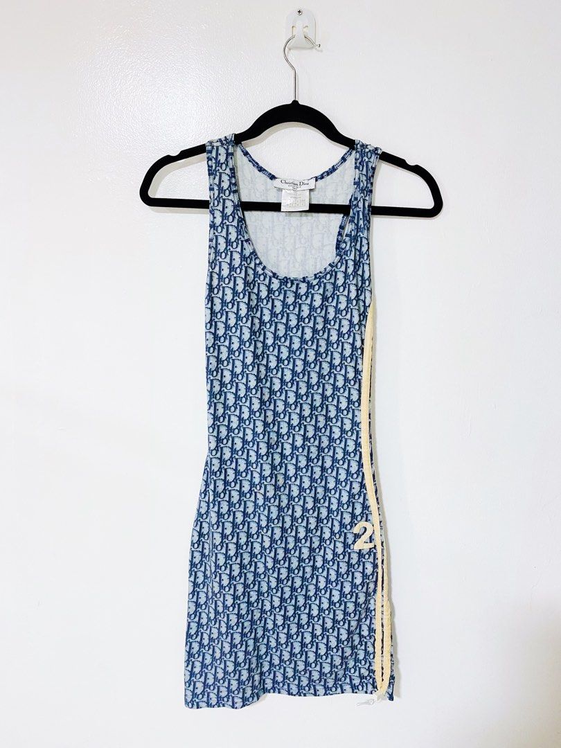 Vintage dior monogram dress hot sale