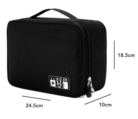 Waterproof Electronic Gadget Organizer Travel Bag Pouch for Cable