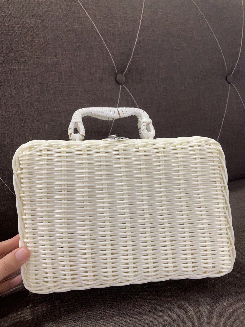 White wooden bag on sale