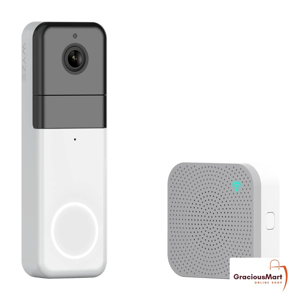 Wyze Wireless Video Doorbell Pro (Chime Included), 1440 HD Video, 11