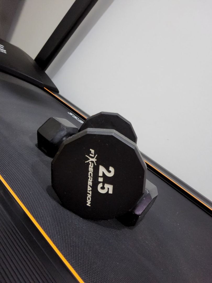 XCORE Fitness Treadmill + FREE 2X Dumbbells, Sports Equipment, Exercise