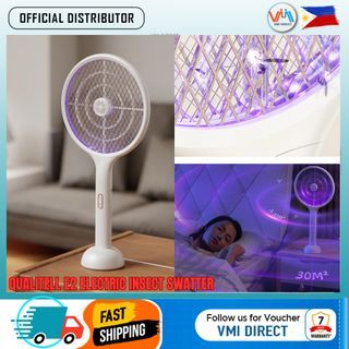 Xiaomi Qualitell E2 Electric Mosquito Killer Swatter Trap Rechargeable Mosquito Racket Insect Killer - VMI Direct