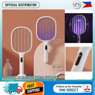 Xiaomi Qualitell S1 Electric Mosquito Killer Swatter Trap Rechargeable ( 2000mAh ) Mosquito Racket - VMI Direct