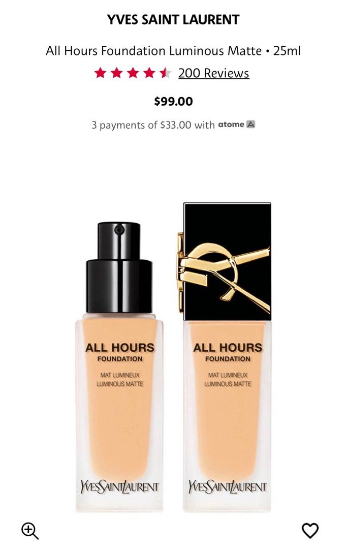 yves saint laurent foundation