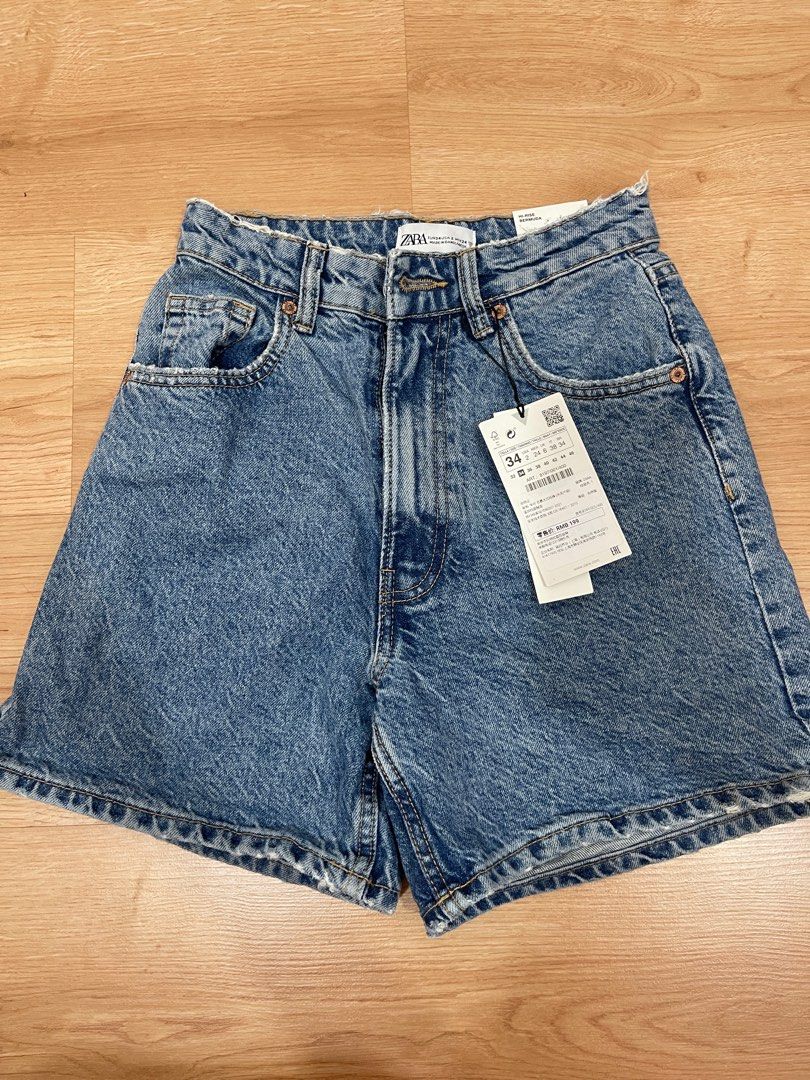 Zara mom fit denim short pant Women s Fashion Bottoms Shorts on