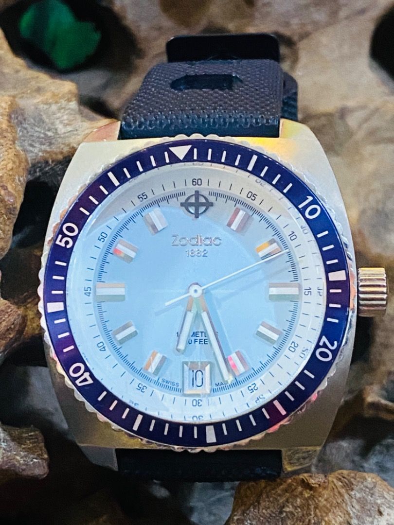 ZODIAC SEADRAGON QUARTZ BLUE SKU Z02230 Luxury Watches on