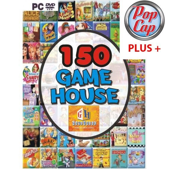 150 Gamehouse + 46 Popcap Games Complete Pack for PC [DIGITAL DOWNLOAD