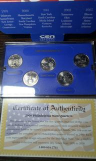 2000 philadelphia quarter set