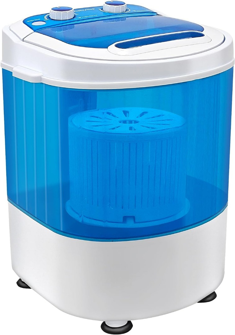 3635) DISPLAY4TOP PORTABLE MINI WASHING MACHINE SPIN CYCLE W/BASKET,3.2KG (3 PIN PLUG), TV