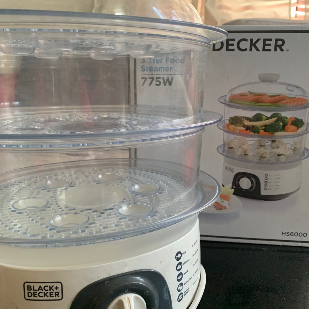 BLACK+DECKER 3 TIER FOOD STEAMER HS6000 