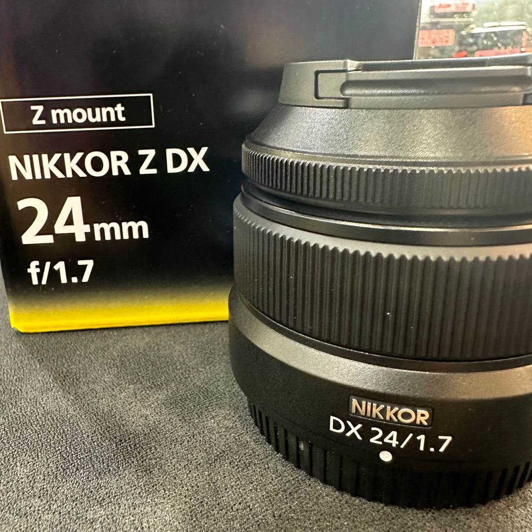行貨保用99% Nikon Z 24mm f1.7 24 1.7 DX, 攝影器材, 鏡頭及裝備