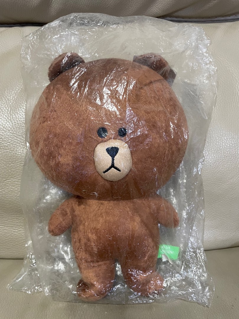 全新 正版 Line friends / Line rangers Brown 熊大公仔 (兩款、多圖), 興趣及遊戲, 玩具 & 遊戲類 ...