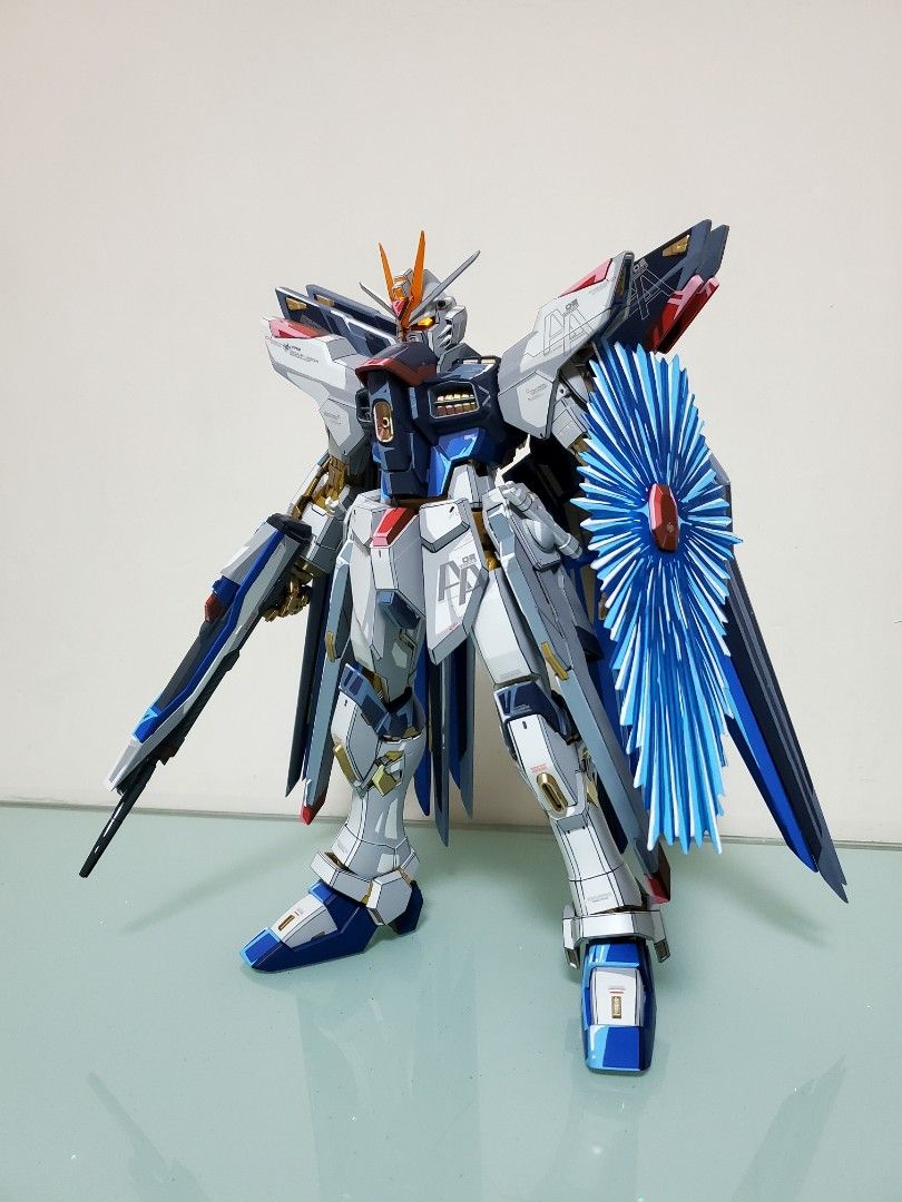 二次元代工成品 PG 1/60 突擊自由高達 strike freedom gundam bandai, 興趣及遊戲, 玩具 & 遊戲類 ...