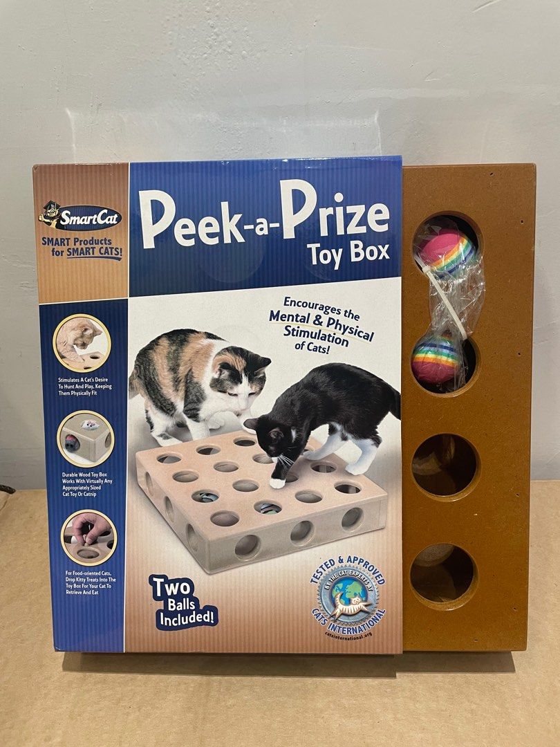 Peek a prize cat toy hot sale