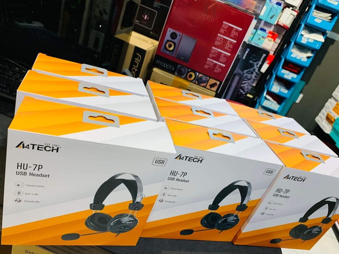 A4Tech HU-30 Comfort Fit Stereo USB Headset on Carousell