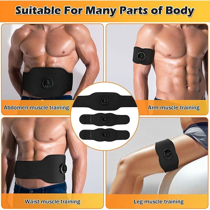 Intelligent Tummy Toning Belt Abdominal Muscle Massage Belt