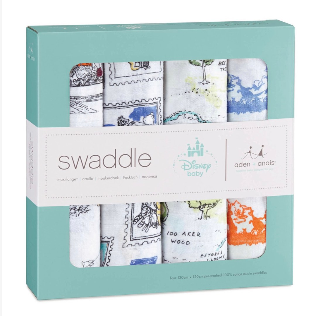 Aden Anais Limited Edition Winnie The Pooh Swaddle, Bayi & Anak, Baju