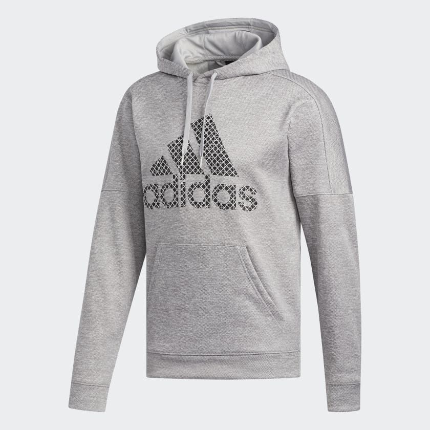 Adidas men s team issue sales badge of sport graphic hoodi