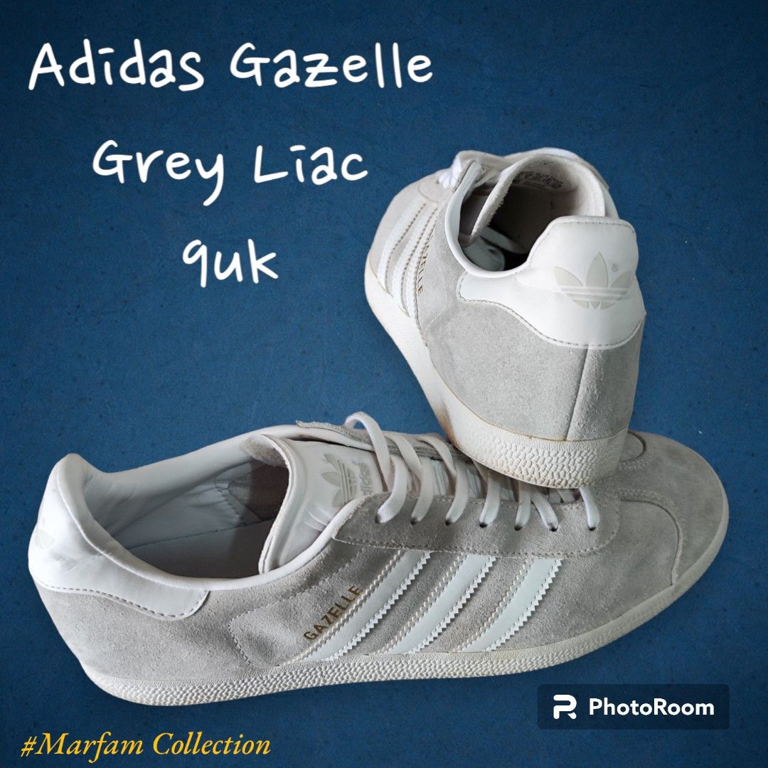Adidas gazelle online grey mens uk