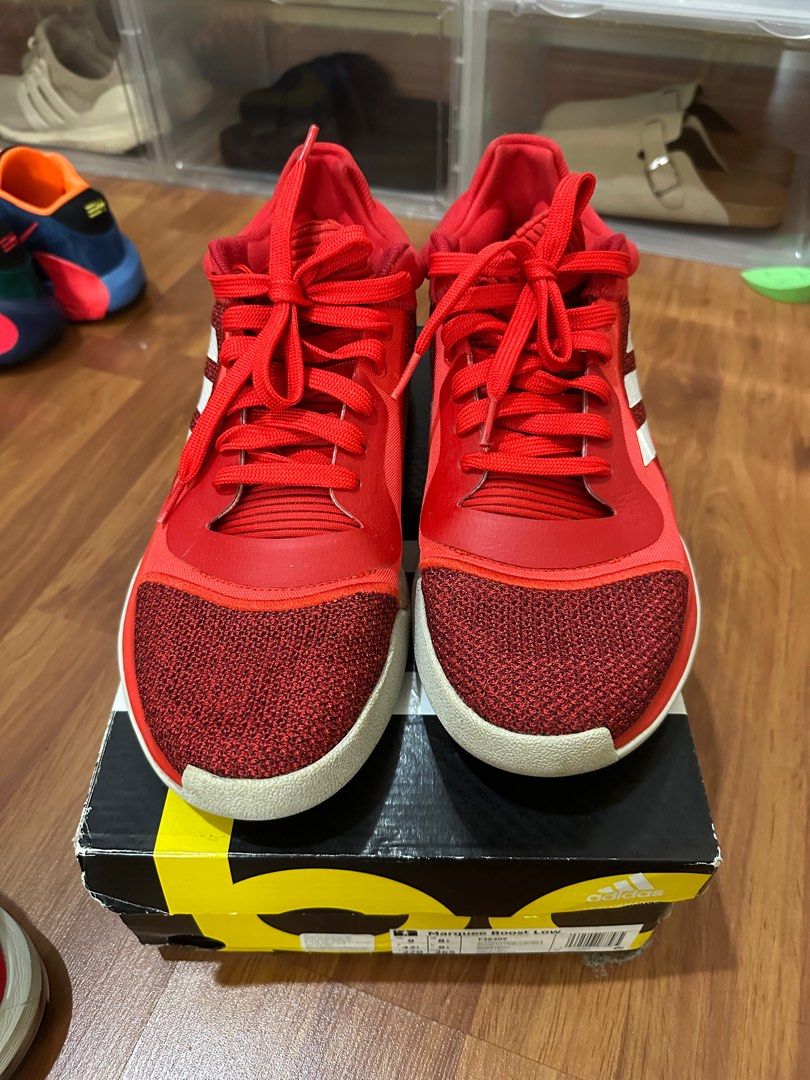 Adidas marquee boost low 2025 red