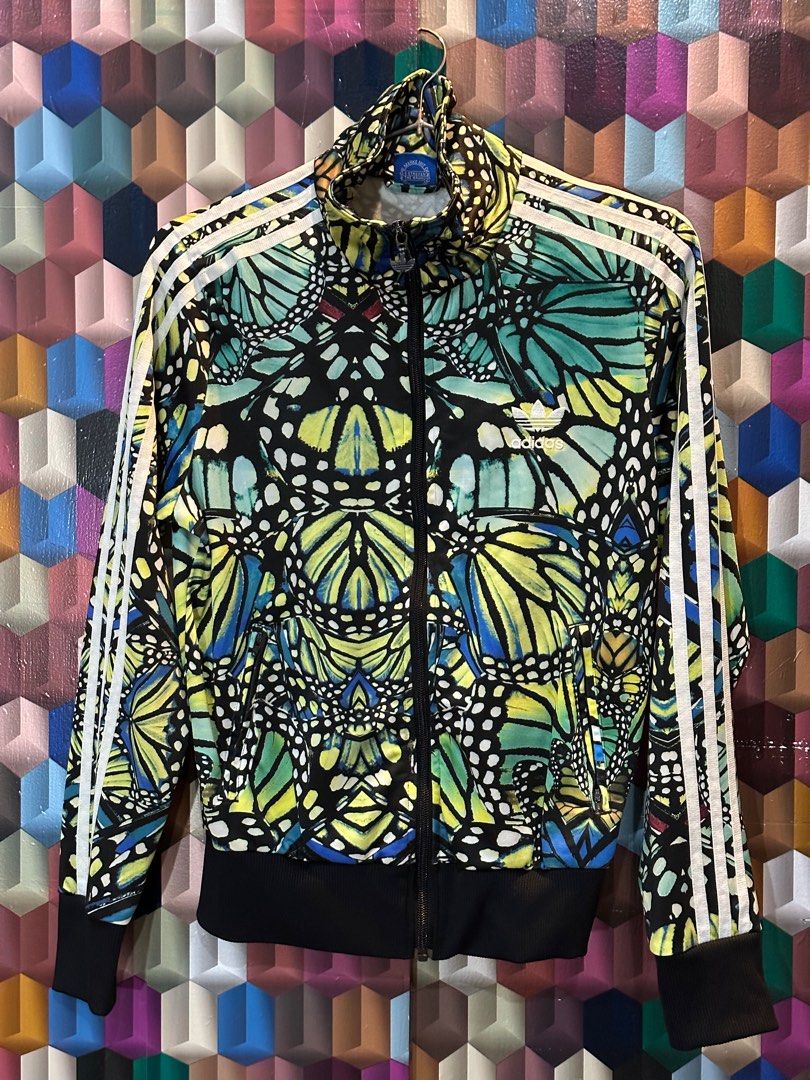 Adidas printed jacket sales