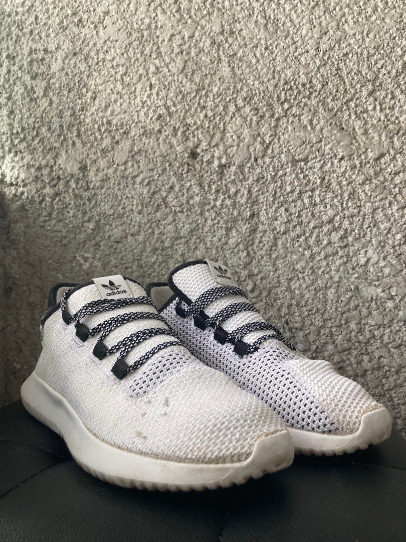 Mens white hotsell adidas tubular shadow