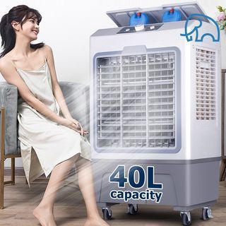 Air Conditioning Fan 40L Large Water Tank Mobile Air Cooler Household  High Air Volume Tower Fan third gear Rapid cooling of large area portable aircondioner for room stand fan portable aircon electric fan humidifier