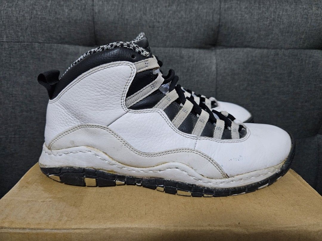 Air Jordan 10 Steel mens size 8.5 nike shoes womens 10 retro