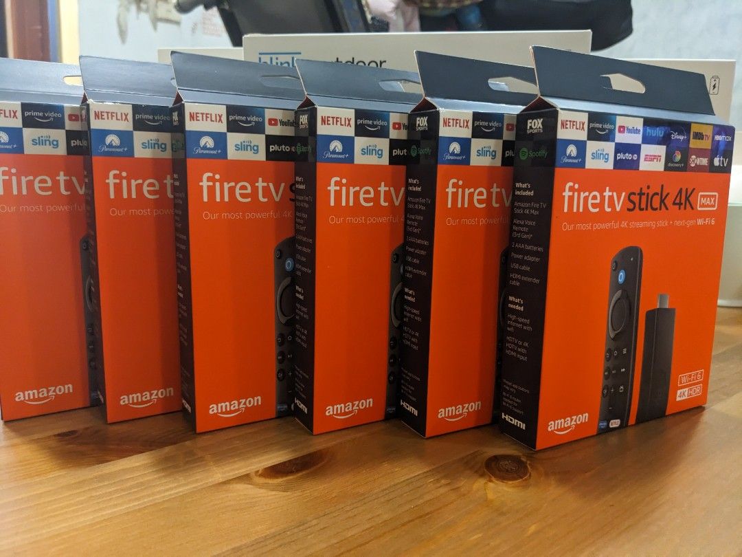 Fire TV Stick 4K MAX, Wi-Fi 6, Alexa Voice Remote (Includes TV  Controls)
