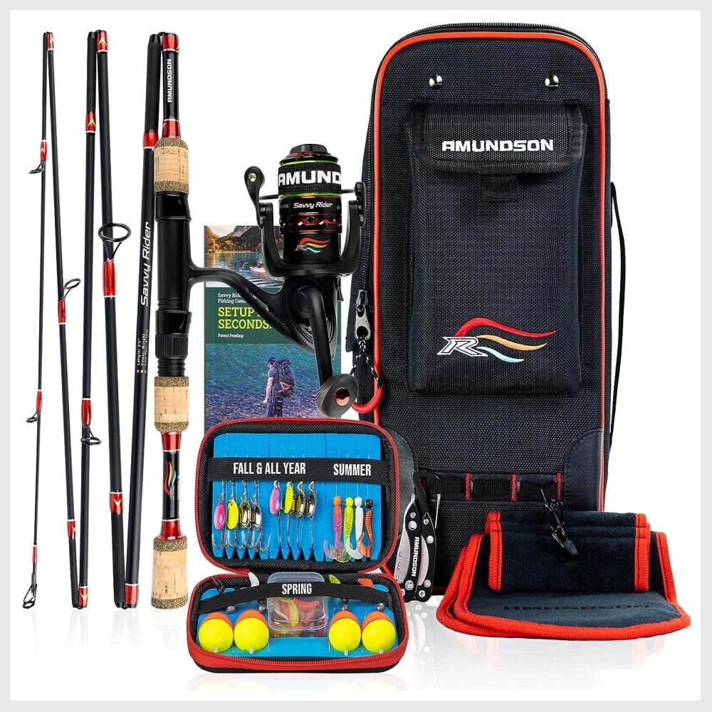 Fishing rod & reel set 6 ft. With accs., Sports Equipment, Fishing on  Carousell
