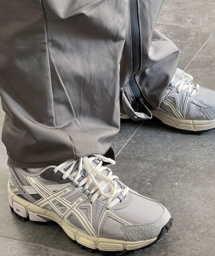 Asics Gel-Kahana 8 Cream Grey on Carousell