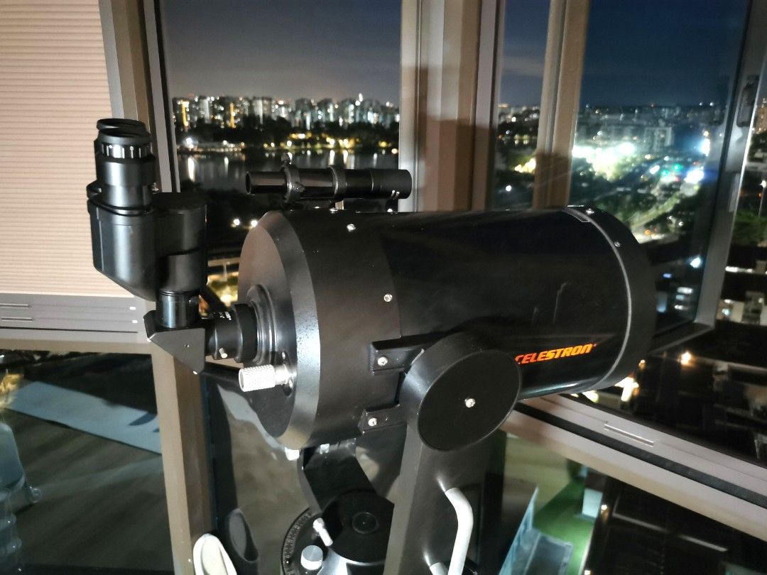 Astronomy telescope BINOCULAR VIEWER with two eyepieces, Photography, Lens & Kits on Carousell