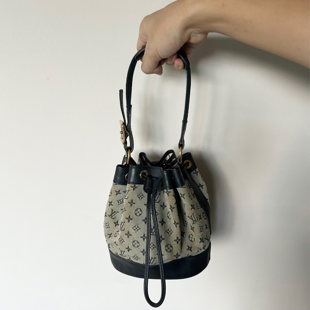 Louis Vuitton Monogram Mini Lin Noelie Bucket Bag – Oliver Jewellery