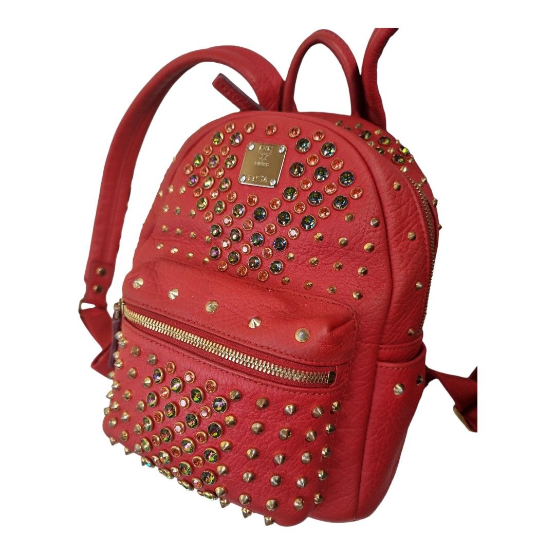 Authentic MCM backpack Swarovski Luxury Bags Wallets on Carousell