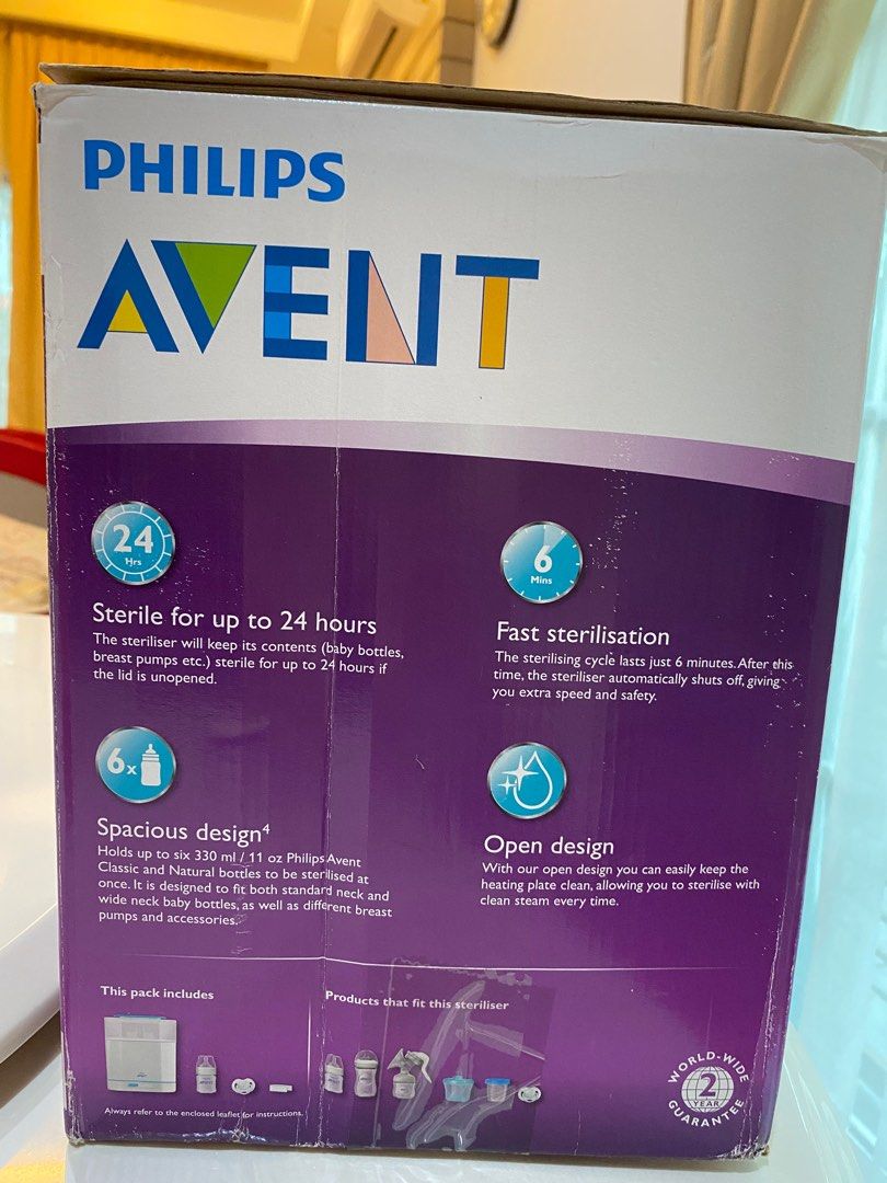 Avent breast pump sterilising 2025