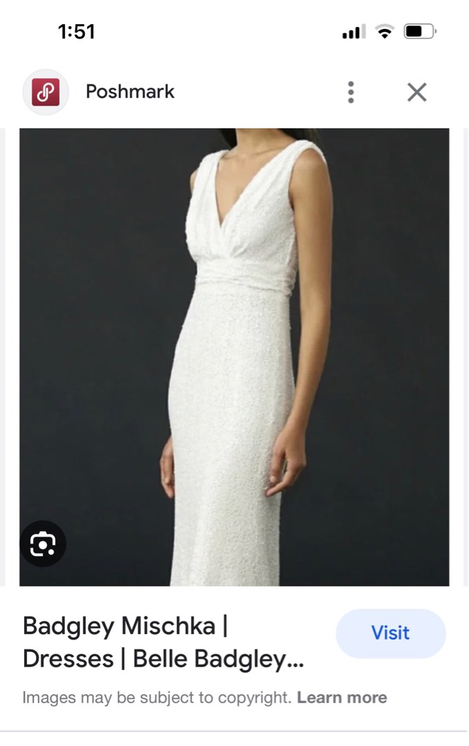 Belle badgley deals mischka cocktail dress