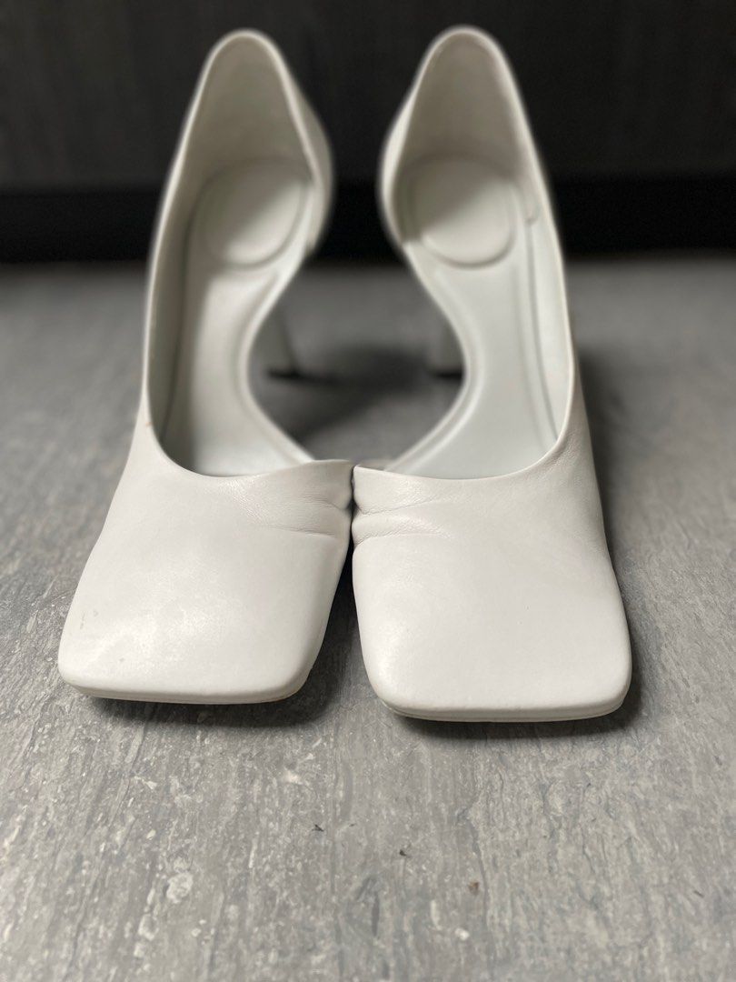 White online balenciaga heels