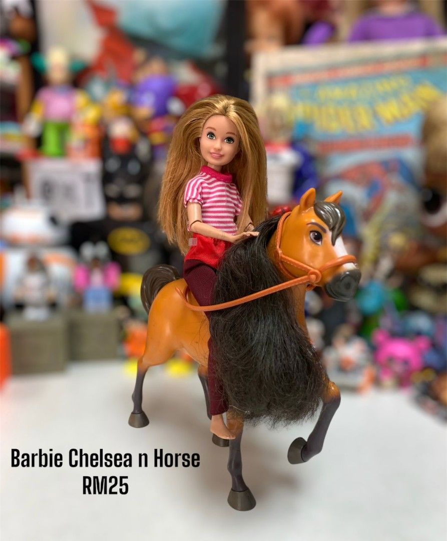 Barbie Chelsea and Horse Hobbies Toys Toys Games on Carousell