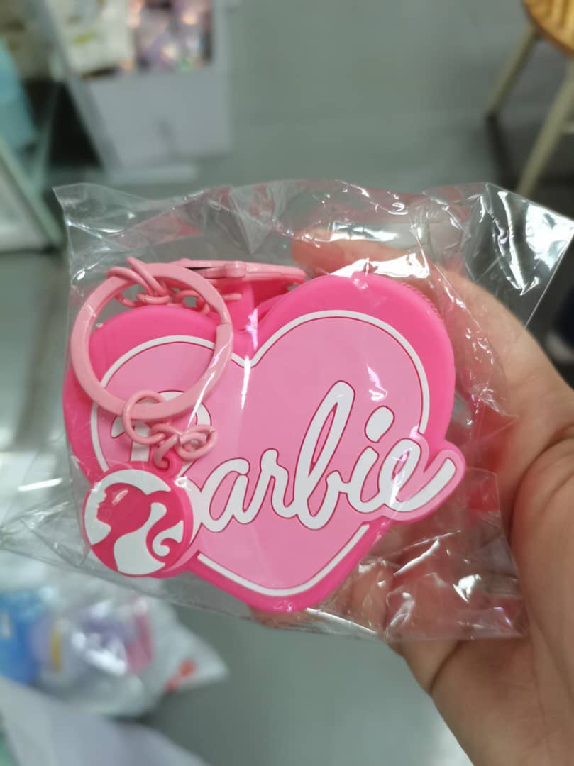 Barbie x Miniso Keychain Pouch, Women's Fashion, Bags & Wallets, Purses & Pouches on Carousell