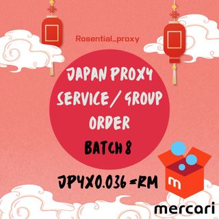 Japan Middleman Service (Mercari, Auction, etc.)